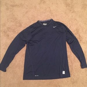 Nike Pro Combat Dri Fit Long Sleeve Shirt